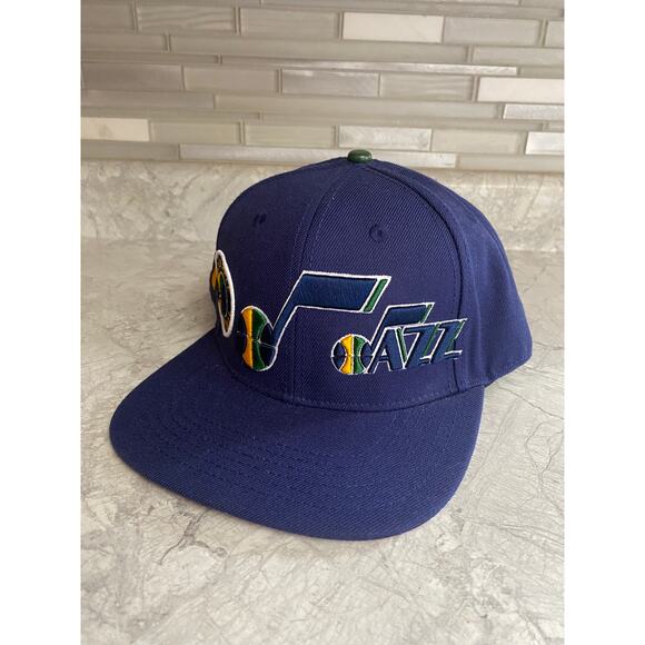 Utah Jazz Multiple-patch NBA Basketball Snapback Hat - Picture 1 of 11